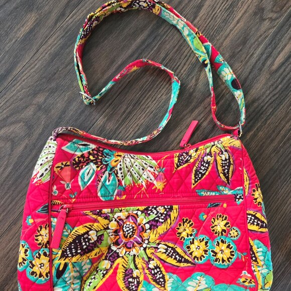 VERA BRADLEY "Rumba On the Go" Floral Quilted Shoulder Bag NWOT - Picture 5 of 5